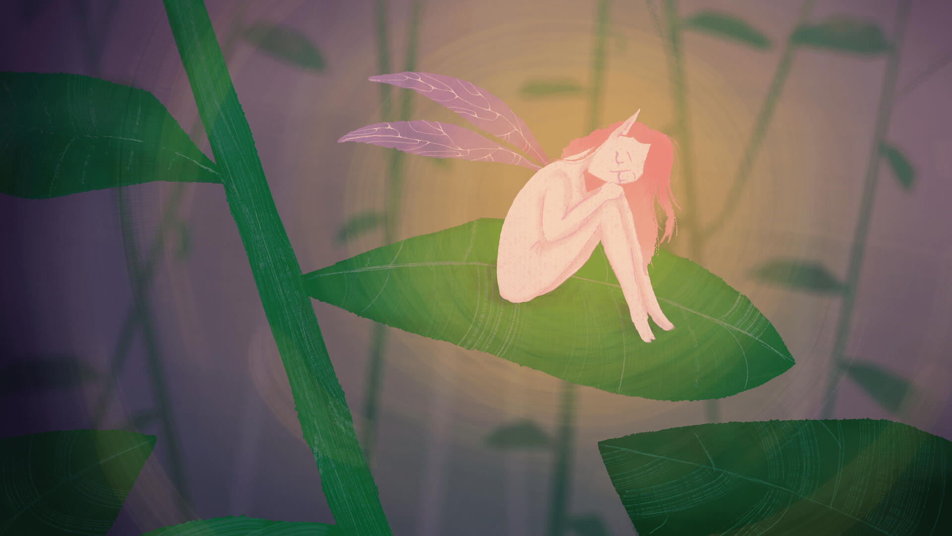 fairy lofi illo